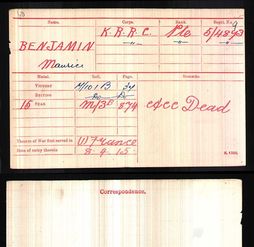 Medal card