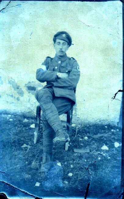 Michael in military uniform 1914