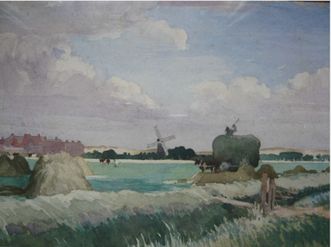 Painting of Great Yarmouth Countryside