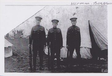 Herman in uniform during the war