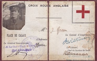 Jack's red cross card