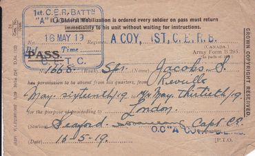 Army passes
