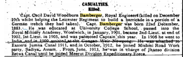Jewish Chronicle Obituary - January 01 1915