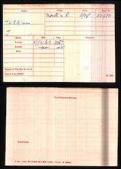 Medal index card