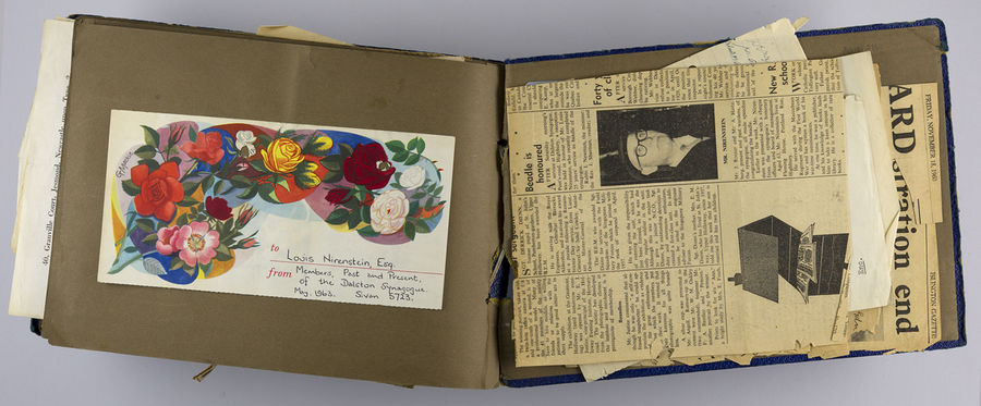 Scrap book belonging to Mr. L. Nirenstein. ©Jewish Museum London/Jewish Military Museum	