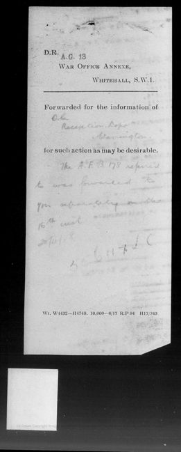 Military Record