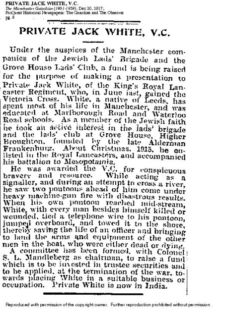 Manchester Guardian December 1917