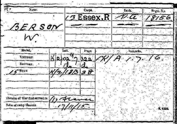War Record