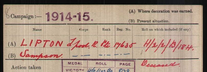 Sampson Harry Lipton