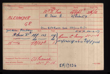 Medal card