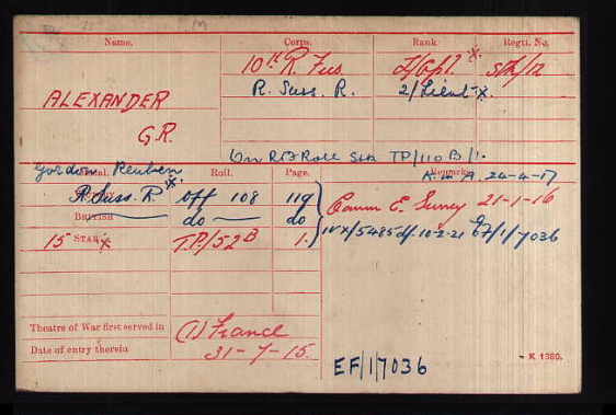 Medal card