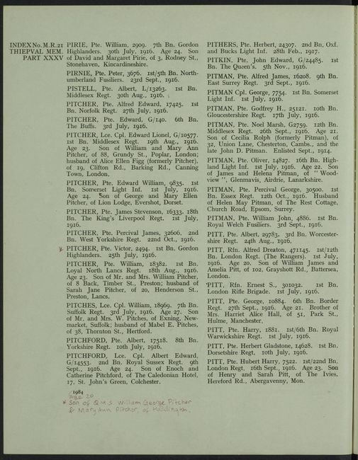 Military Record