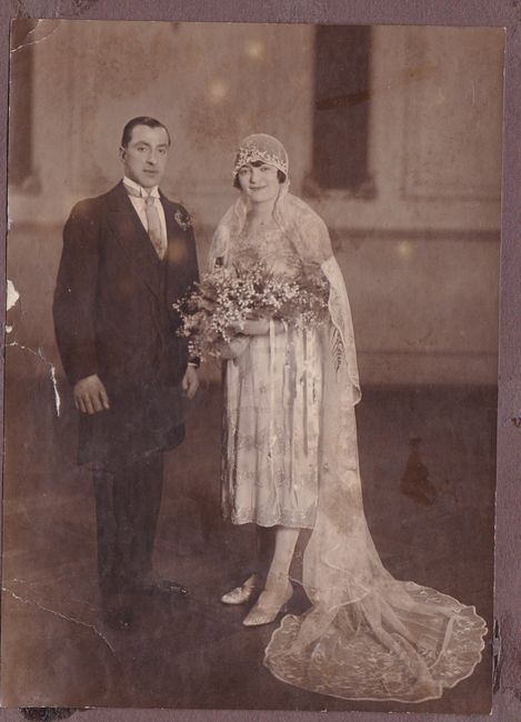 Samson and Blooma on their wedding day