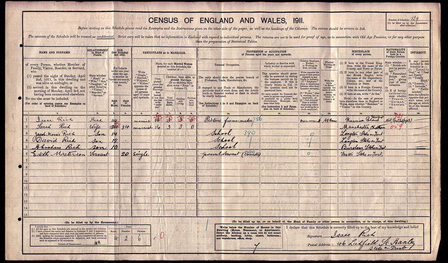 1911 Census