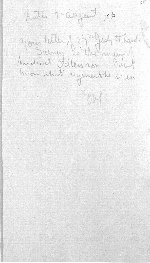 Captain Ernest Michael Green biography and original letters from 1916 explaining life in the trenches. 