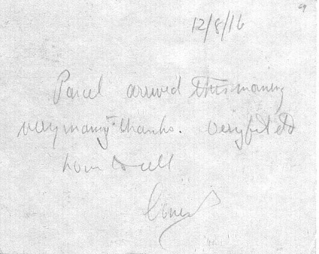 Captain Ernest Michael Green biography and original letters from 1916 explaining life in the trenches. 