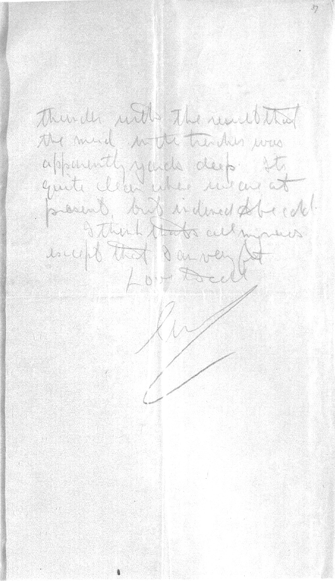 Captain Ernest Michael Green biography and original letters from 1916 explaining life in the trenches. 