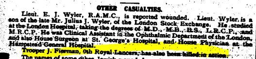 Jewish Chronicle KIA