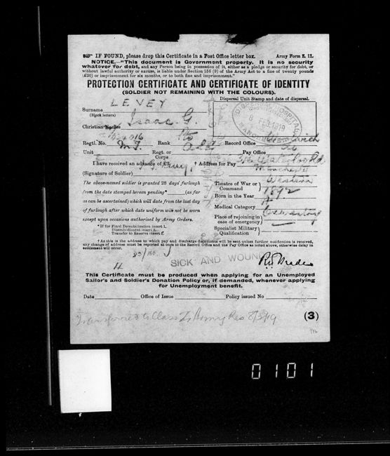 Military Record