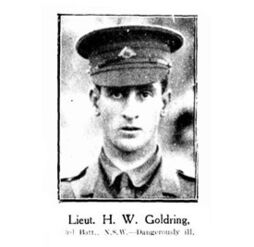 Lt. Harold (William H) Goldring