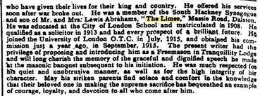 Jewish Chronicle - 29 September 1916