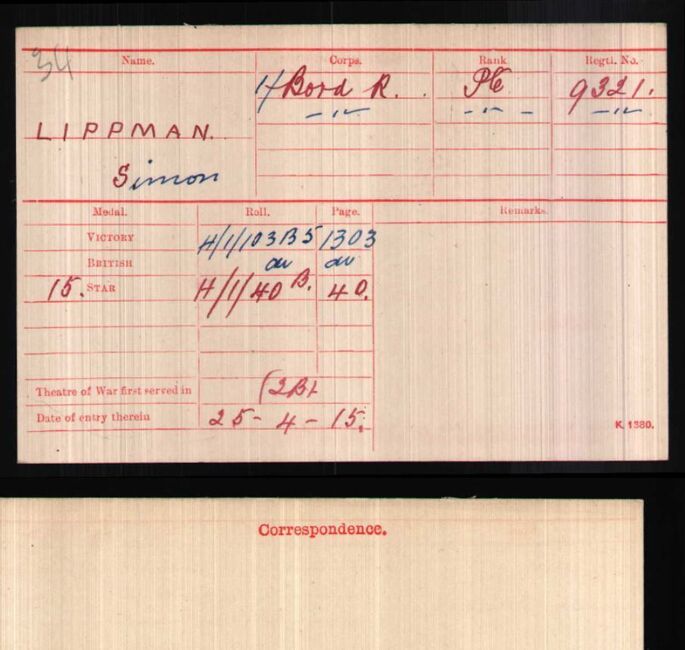 Medal card