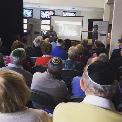 Community event, 07/03/2017. Bushey United Synagogue.