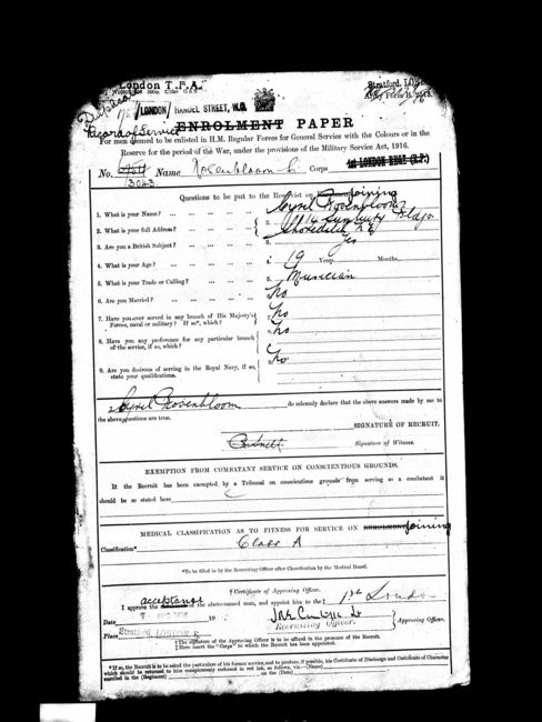 Military Record