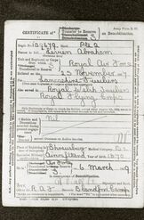 Transfer to Reserves Certificate