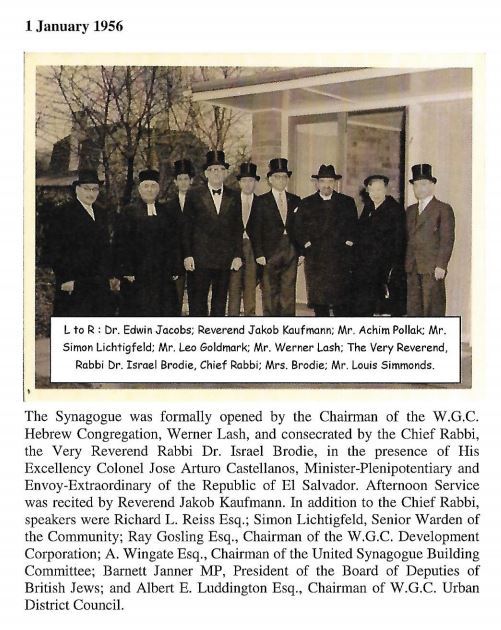 History of Welwyn Garden Synagogue