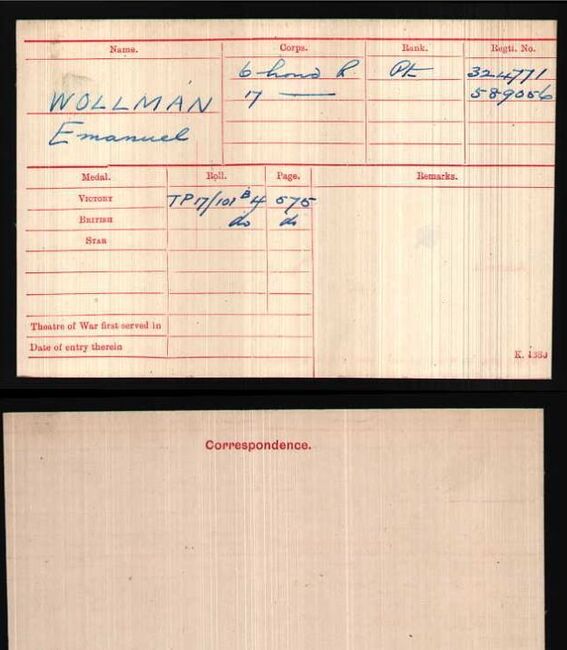 Medal card