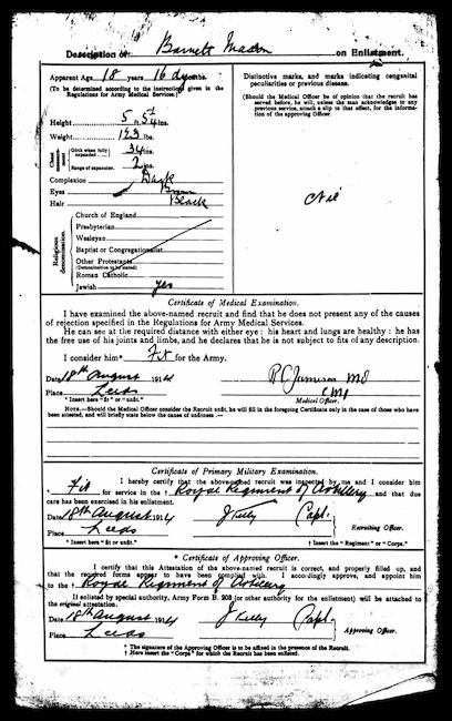 Military Record