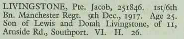 Grave registration
