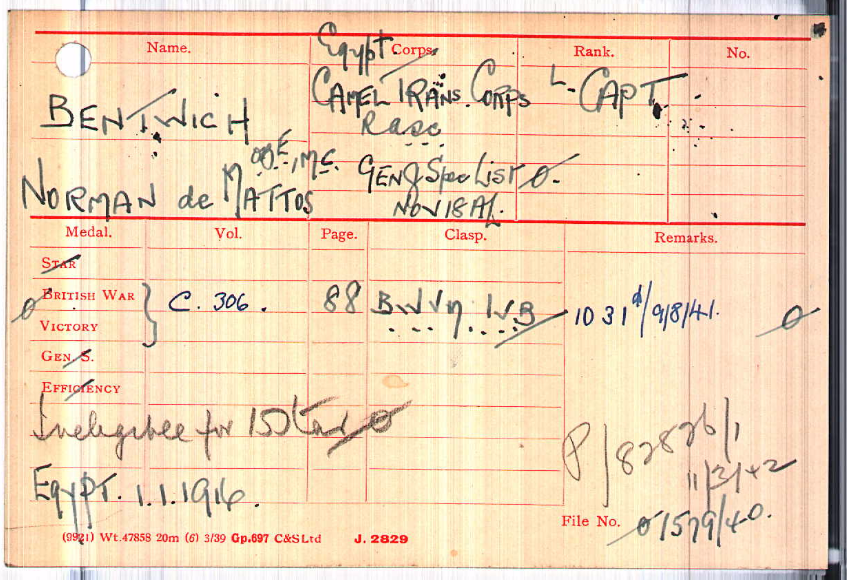 Medal card