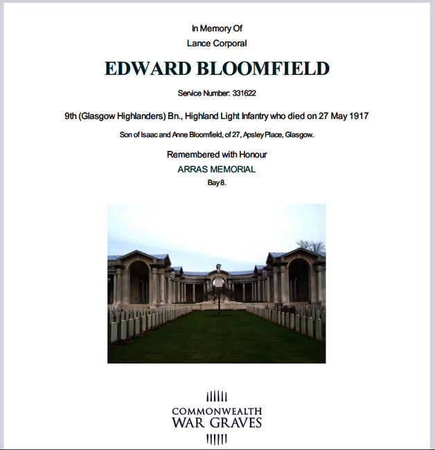 CWGC Arras Memorial