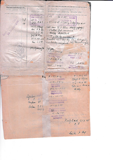War service diary