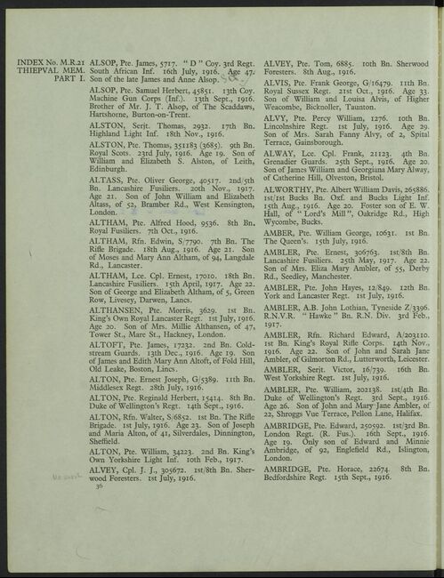 Military Record