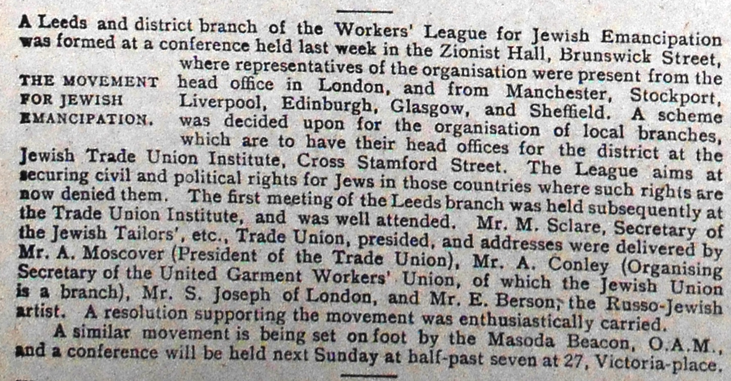 Jewish Chronicle, 24 September 1915