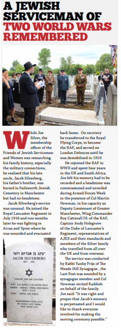 Menorah Article, Autumn 2014