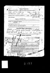 Military Record