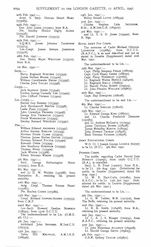 WWII military Record