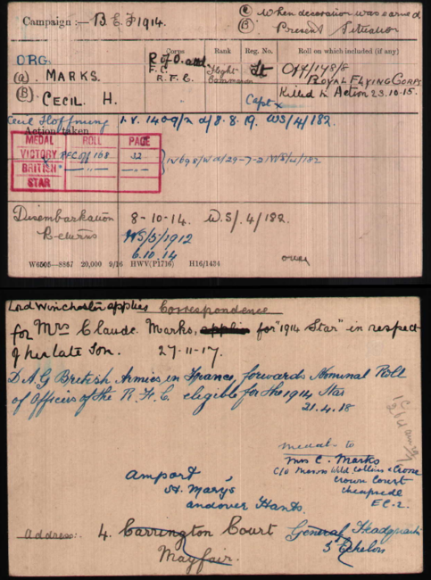 Medal card