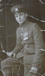 Victor in uniform