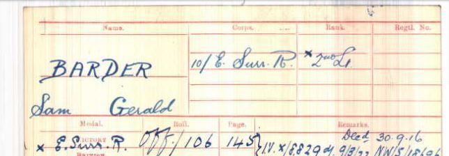 Samuel Gerald Barder