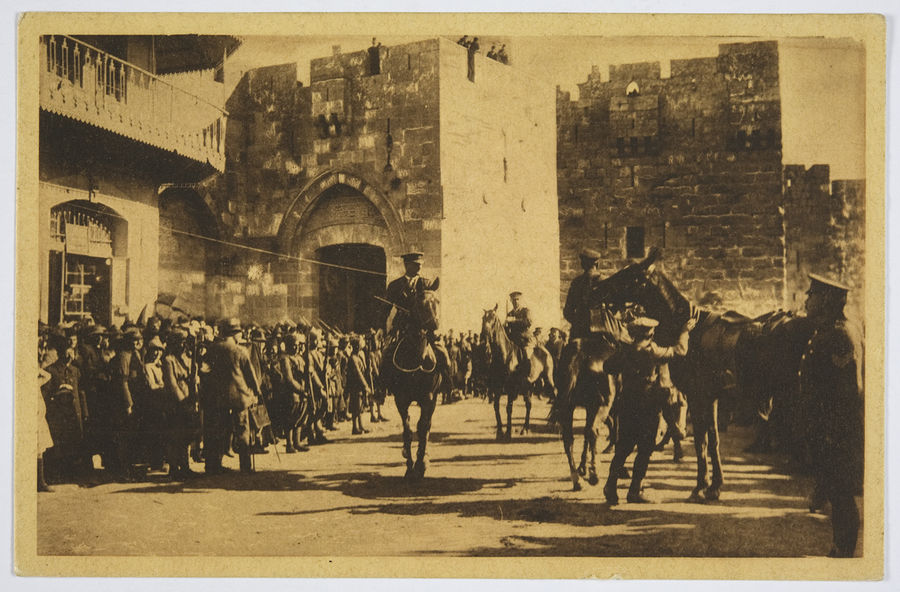 Collection of postcards recording the allies capture of Jerusalem and the visit to Jerusalem made by the Duke of Connaught. ©Jewish Museum London/Jewish Military Museum	