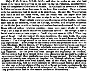 The Jewish Chronicle on 9th May, 1919 