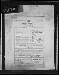 Enlistment Papers 12th Btn