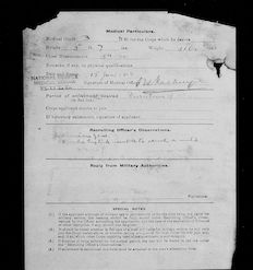 Military Record