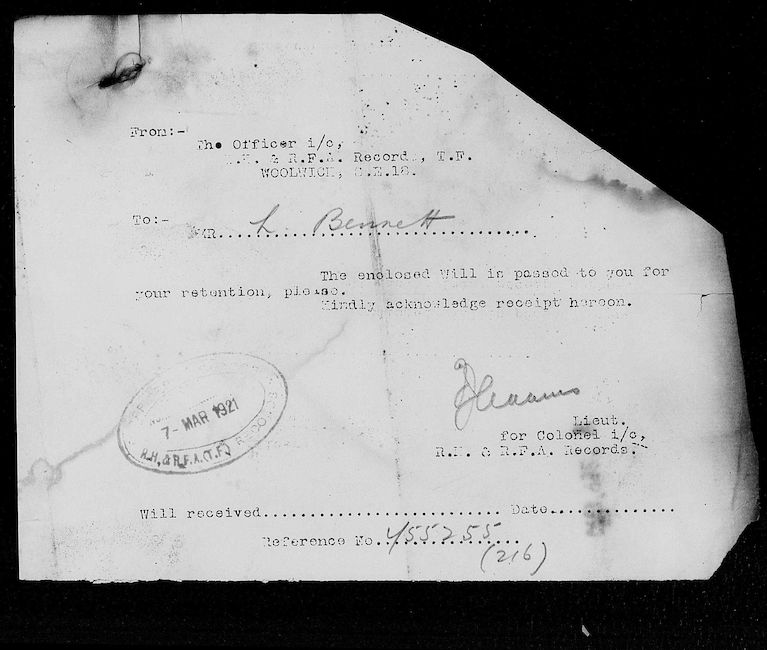 Military Record