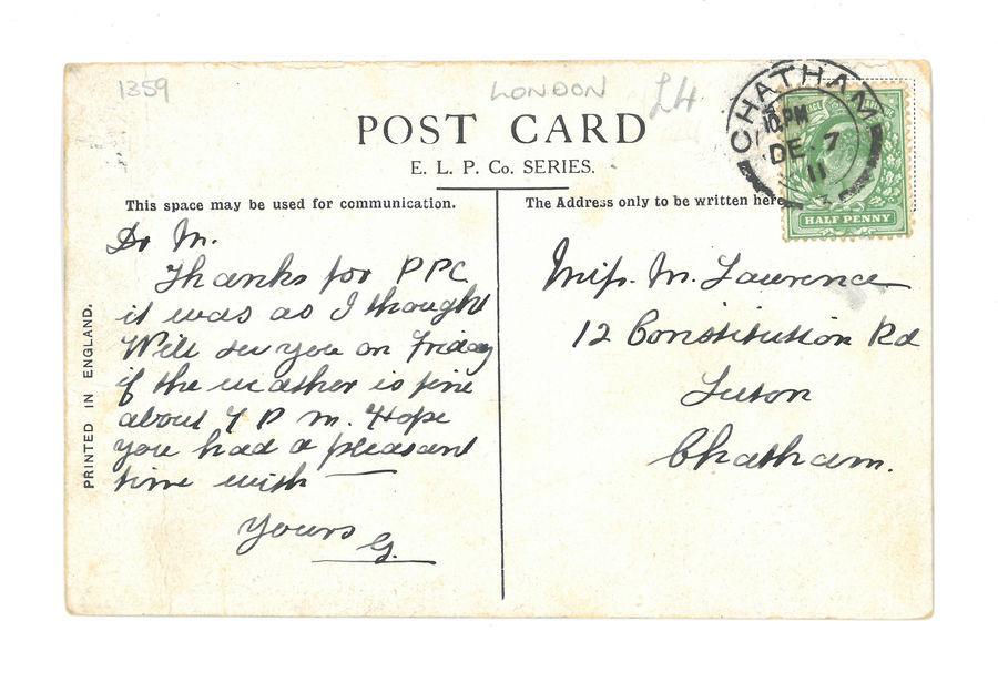 Petticoat Lane. Reverse